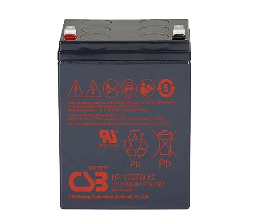 Батарея для ИБП CSB HR1227 W 12 В 7.5 Ач