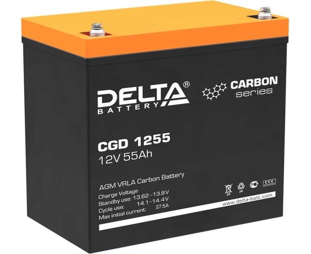 Батарея для ИБП Delta CGD 1255 12 В 55 Ач