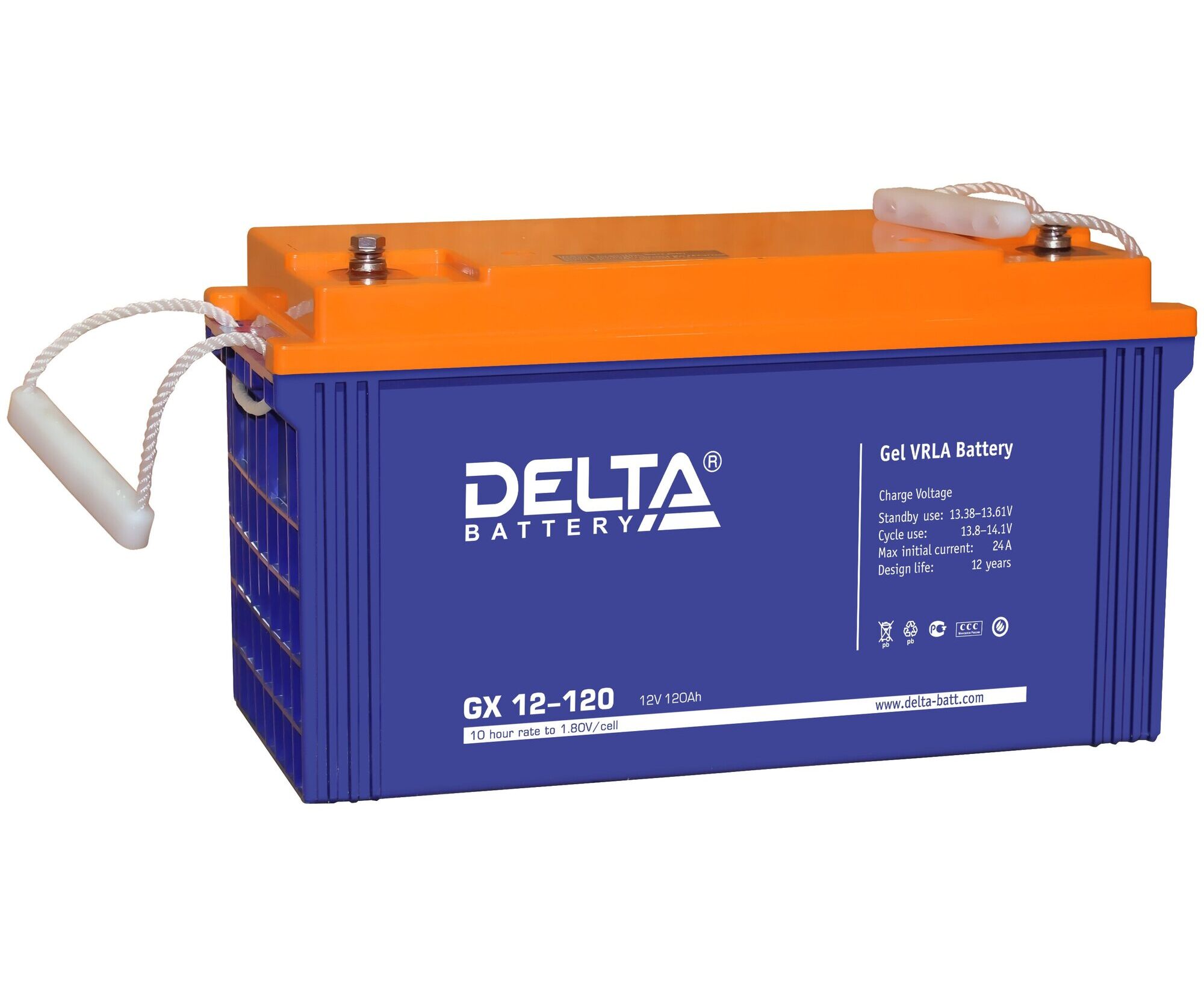 Аккумуляторная батарея Delta GX 12-120