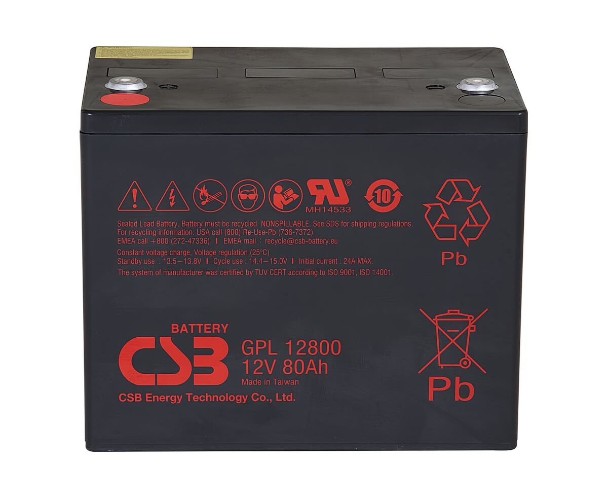 Батарея для ИБП CSB GPL12800 12 В 80 Ач