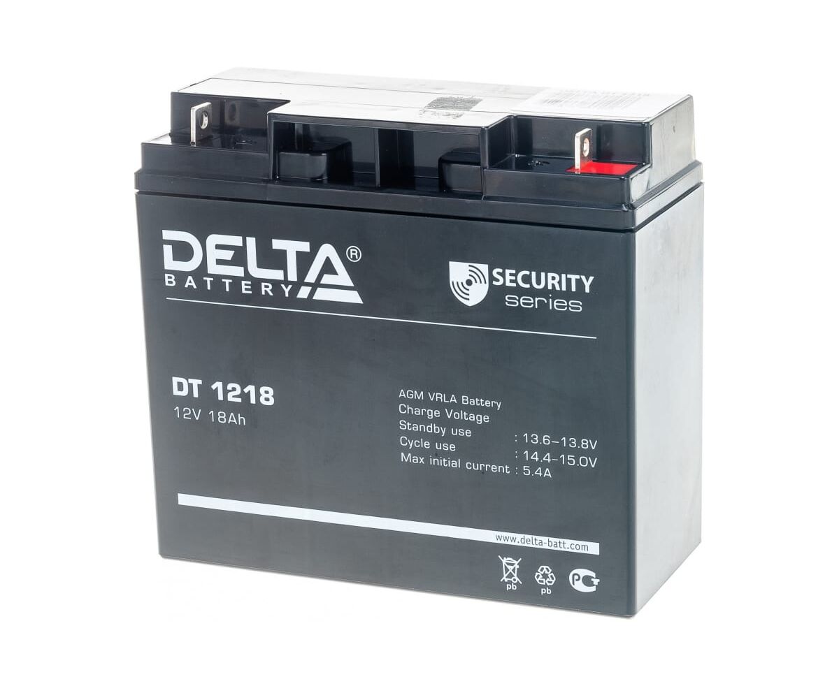 Аккумуляторная батарея Delta BT 1218