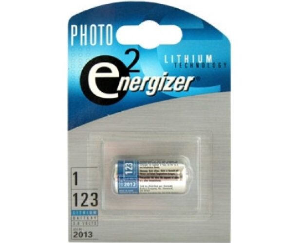 Батарейка 123 A Energizer CR123 A (1-BL) (6) (14358)