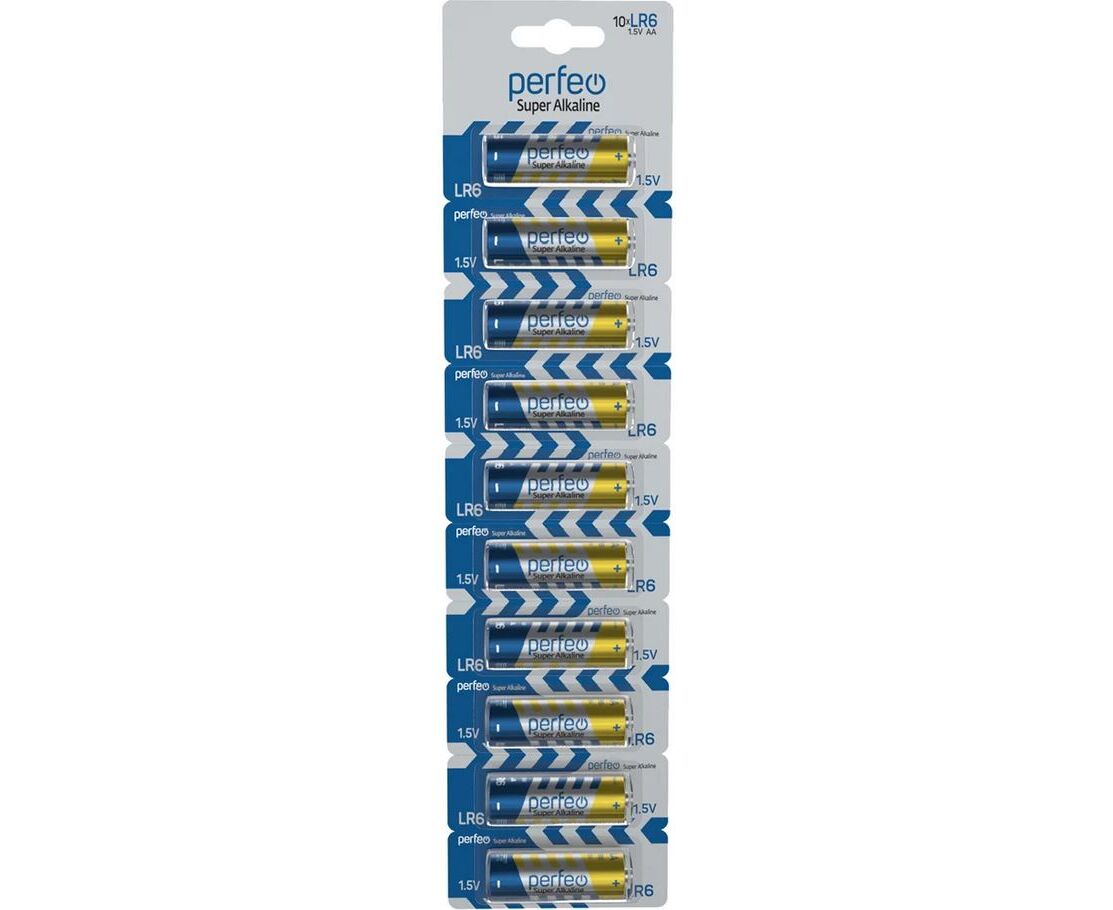 Батарейка Perfeo LR6/10 BL Super Alkaline Отрывной