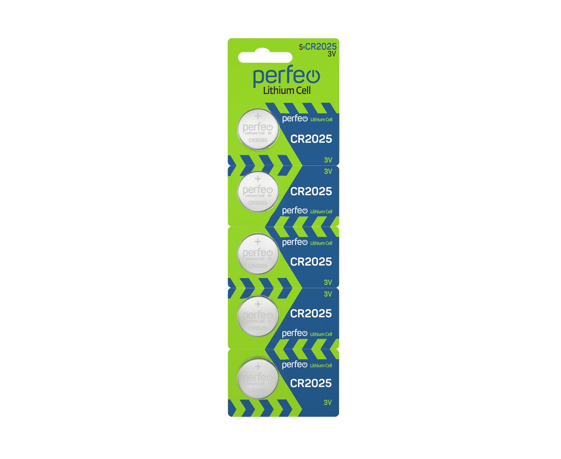 Батарейка Perfeo CR2025/5 BL Lithium Cell