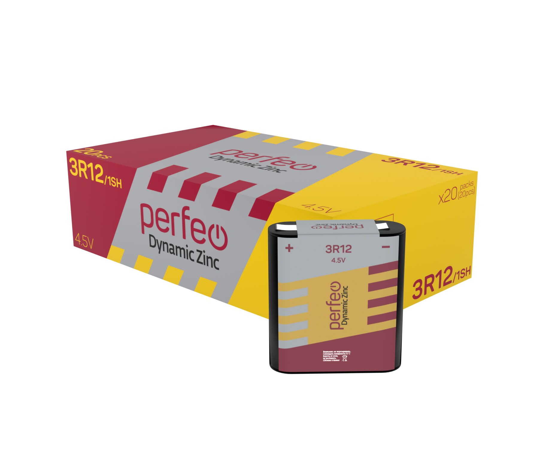 Батарейка Perfeo 3 R12/1 SH Dynamic Zinc