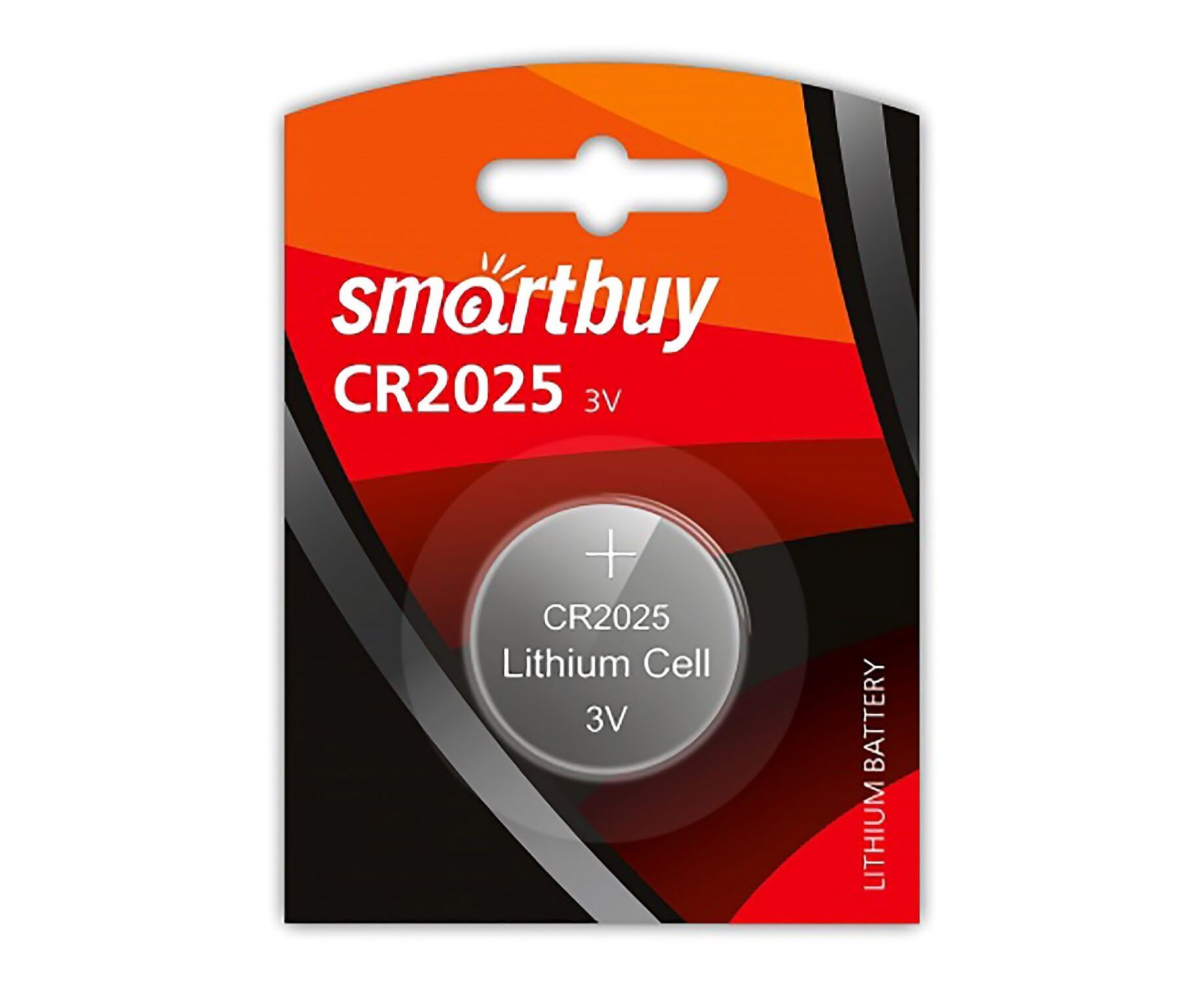 Элемент литиевый Smart Buy CR2025 (1-BL) (12/720) (115873)