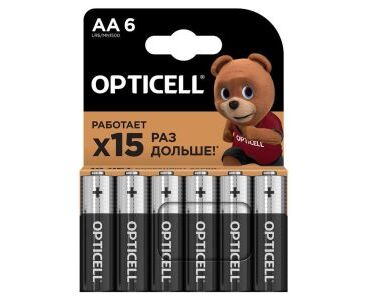 Элемент питания OPTICELL BASIC LR6 BL6 (6/60)