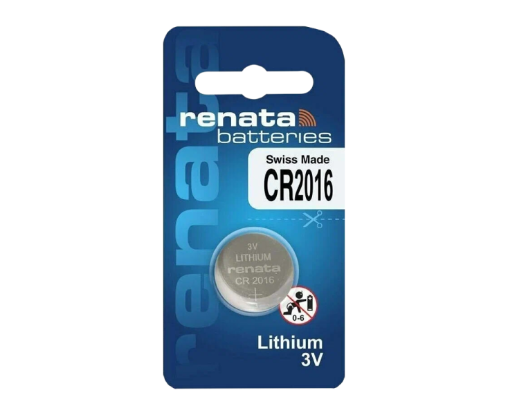Батарейка Renata CR2016 BL1 Lithium 3 V (10/300/2400)