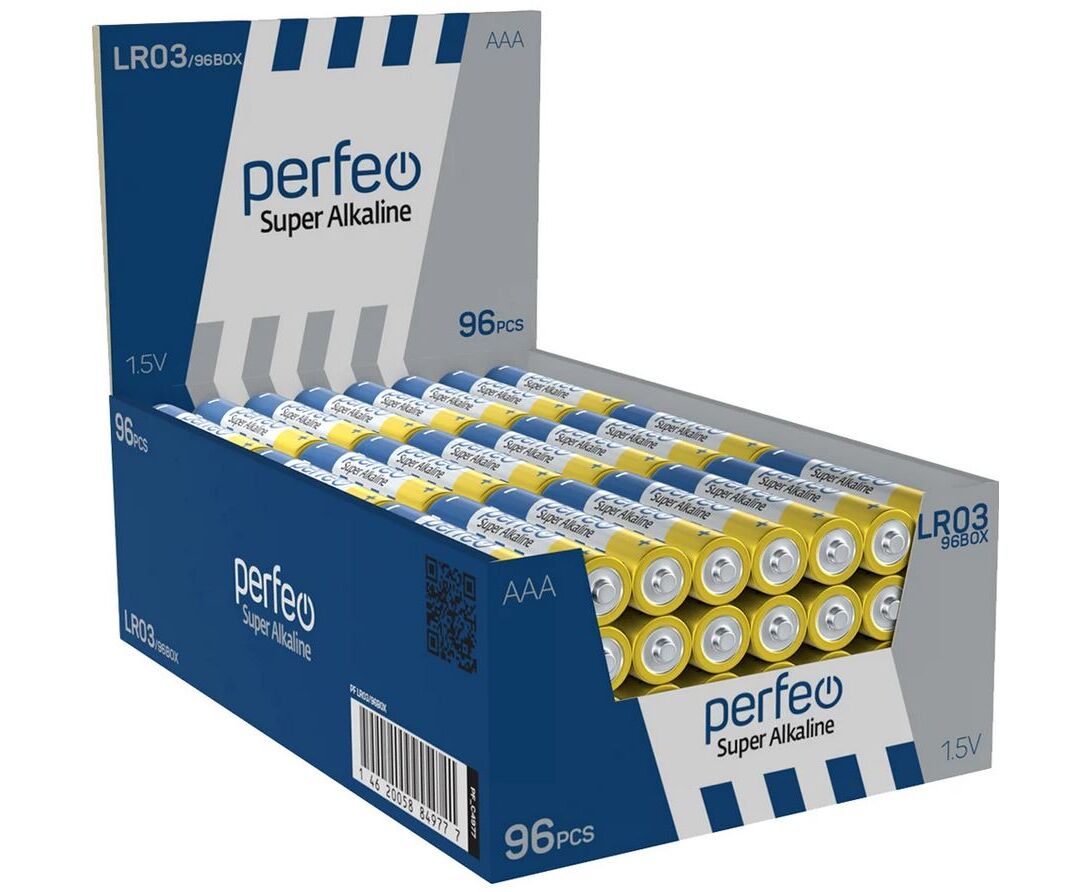 Батарейка Perfeo LR03/96 BOX Super Alkaline