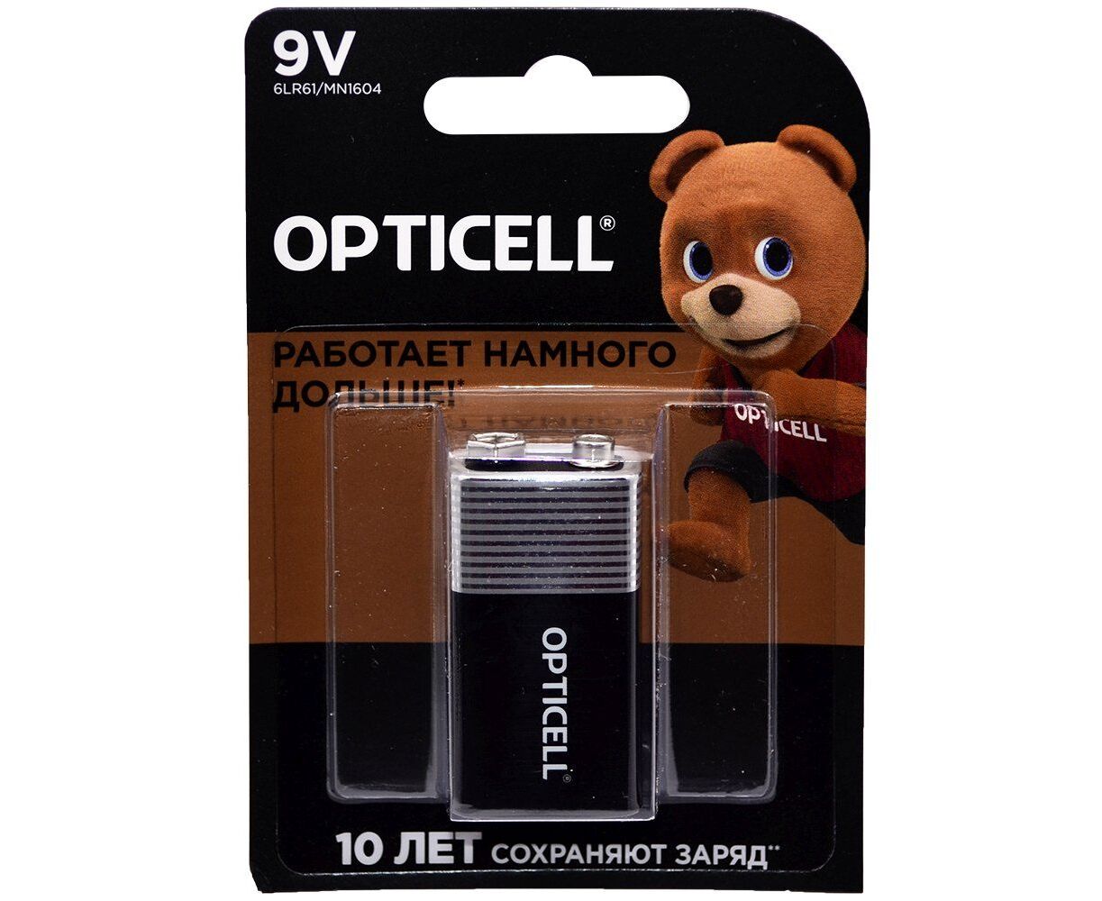 Элемент питания OPTICELL BASIC 6 LR61 крона BL1 (1/10)
