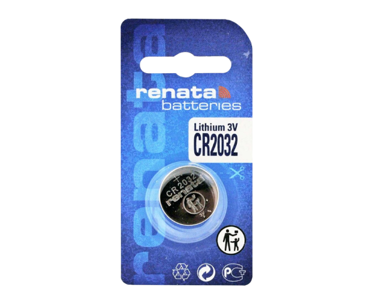 Батарейка Renata CR2032 BL1 Lithium 3 V (10/300/2400)
