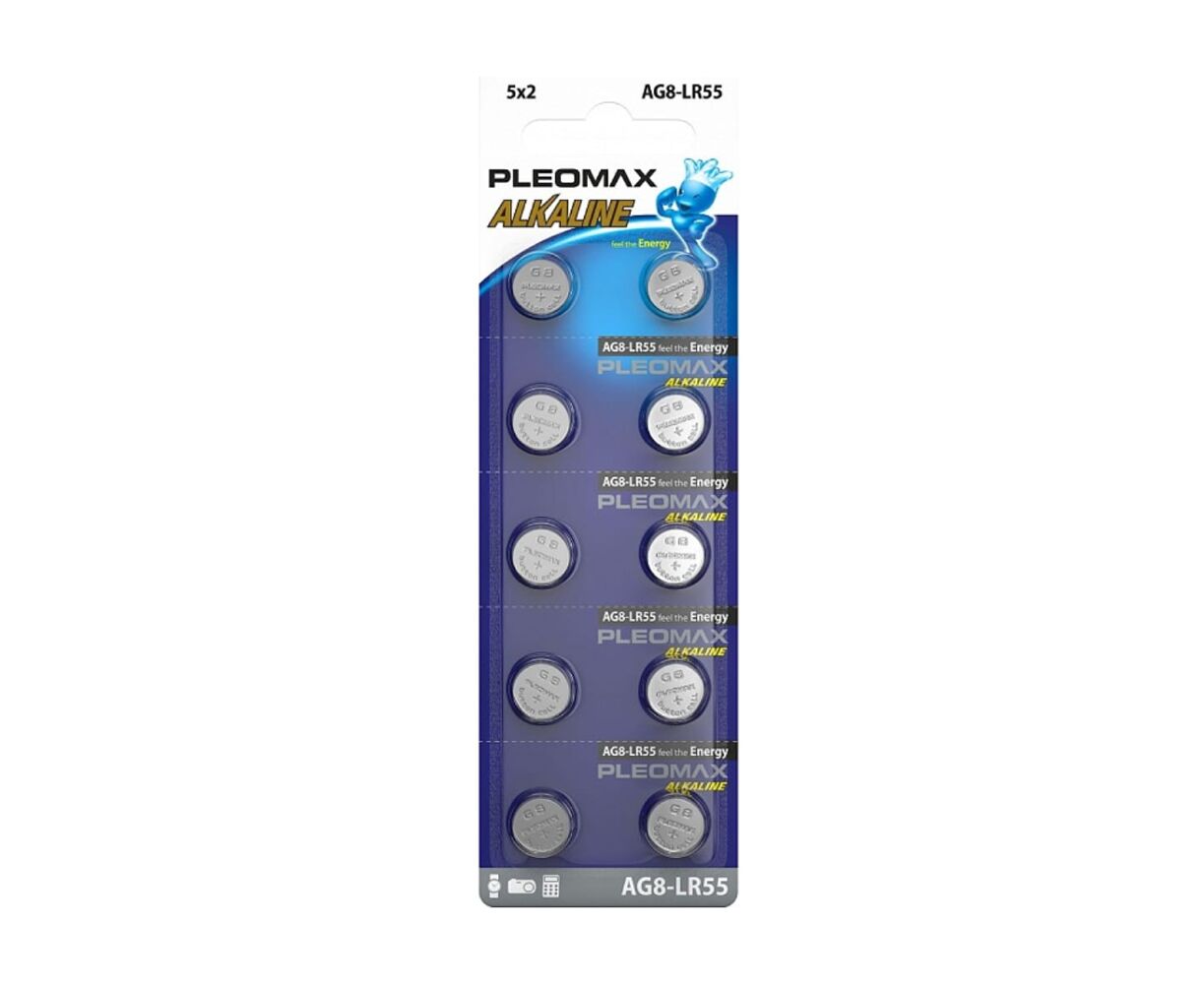 Элемент питания SAMSUNG PLEOMAX AG8 (391) LR1120, LR55 Button Cell (10/100/1000/98000)