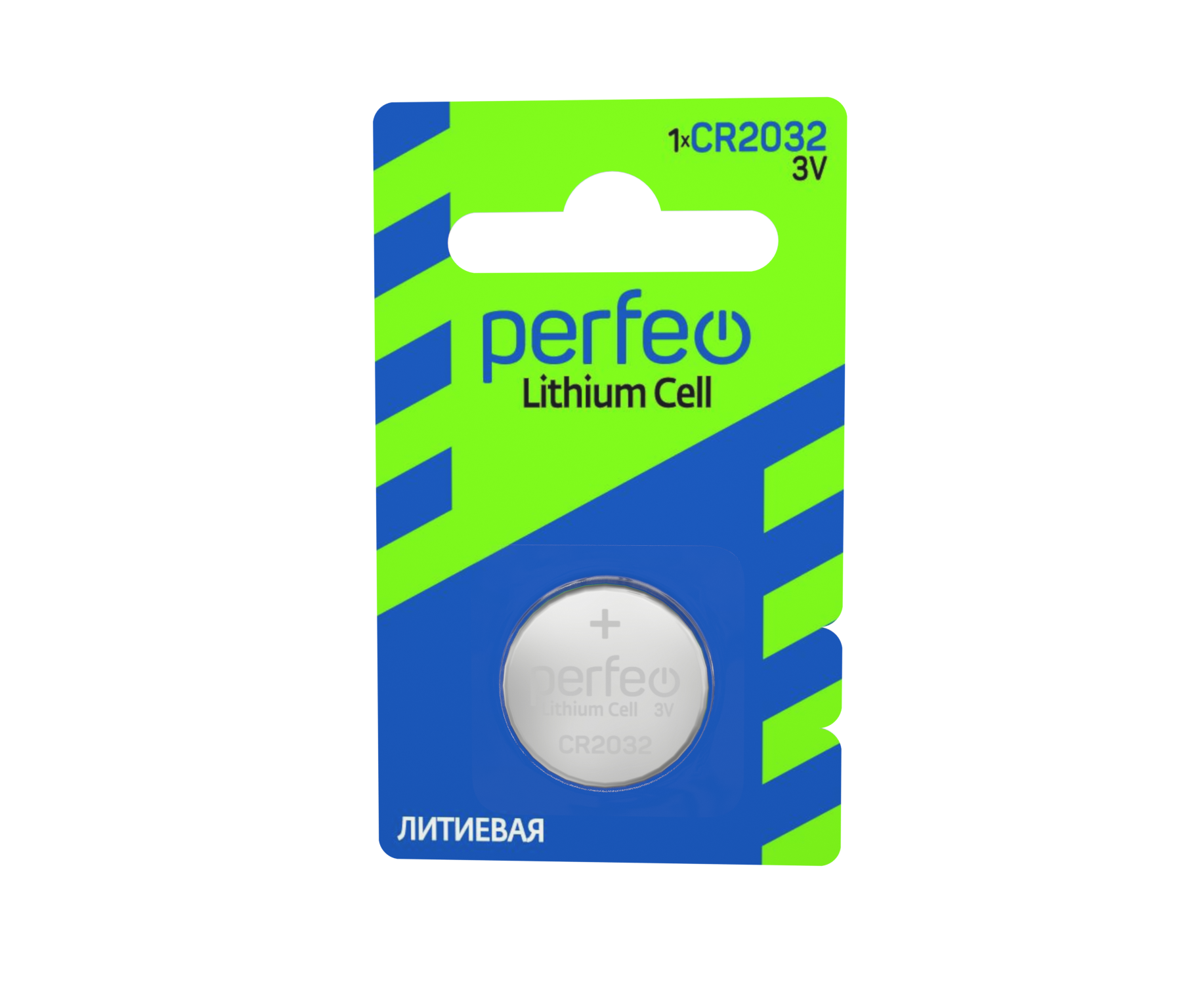 Батарейка Perfeo CR2032/1 BL Lithium Cell