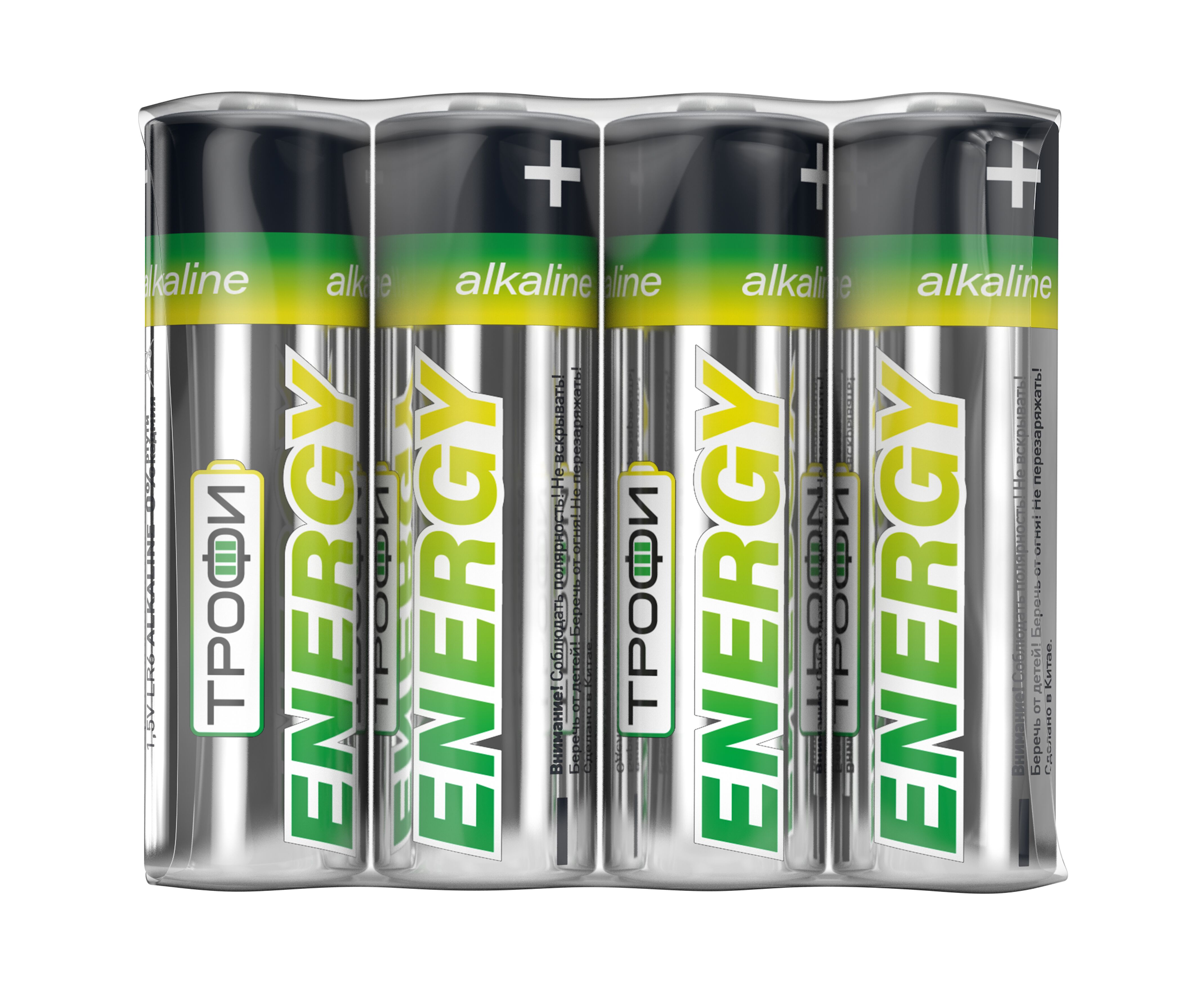 Элемент питания Трофи LR6-4 S ENERGY Alkaline (60/720/21600)