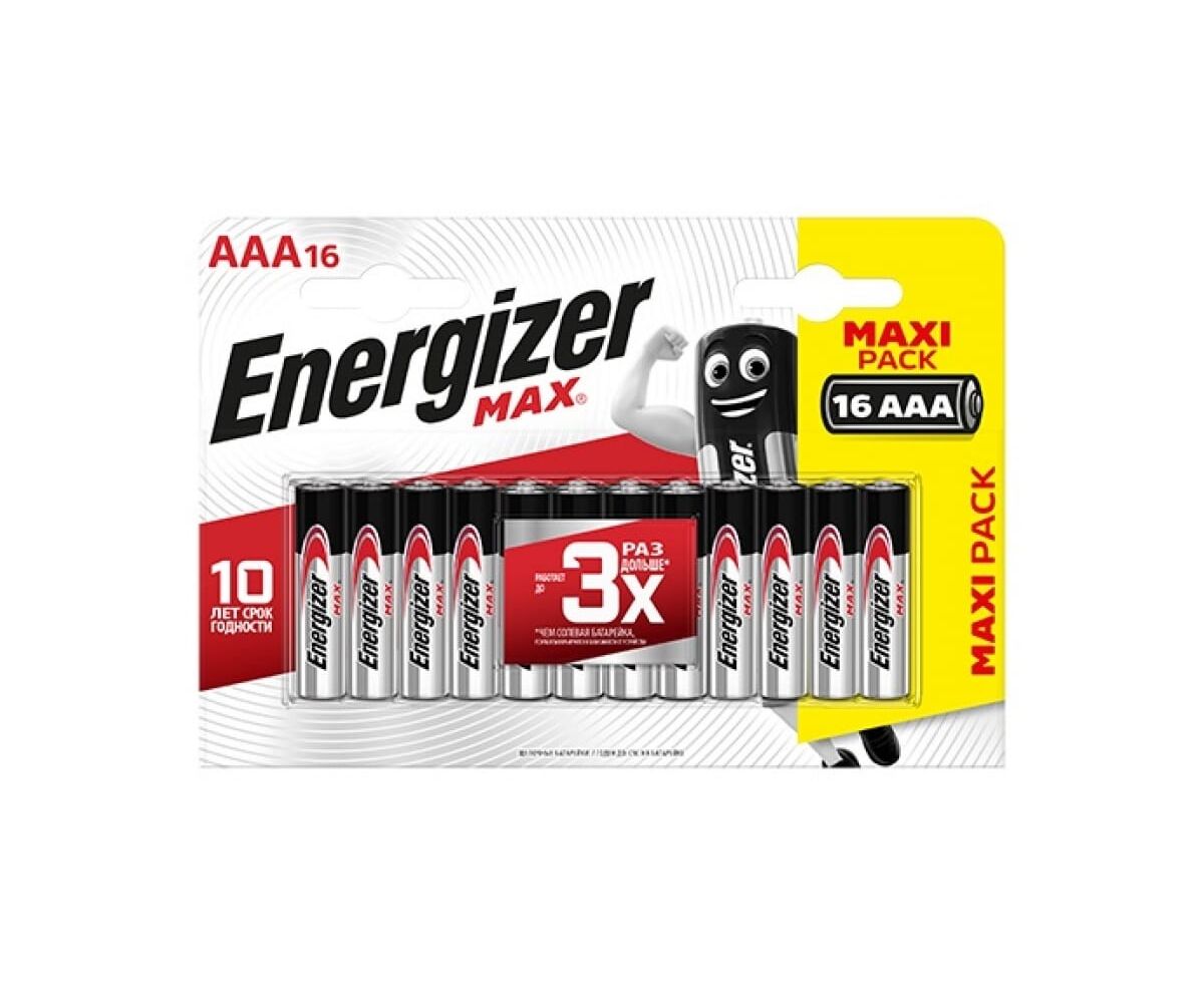 Элемент питания ENERGIZER LR6 Max (16 бл) (96)