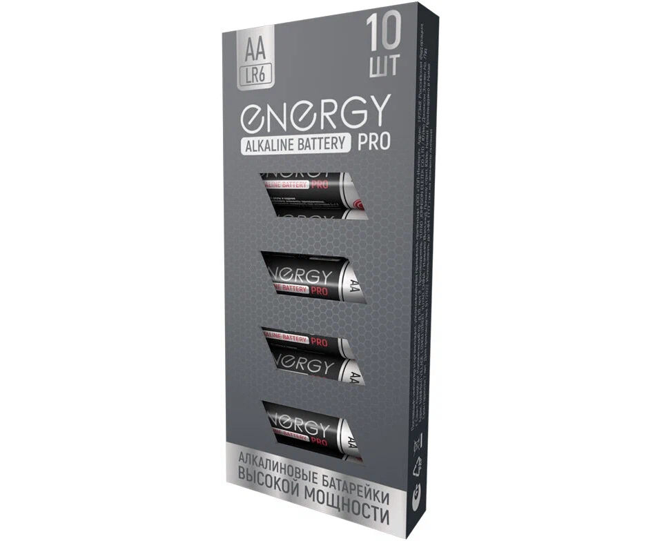 Батарейка алкалиновая Energy Pro LR6/10 К (АА)