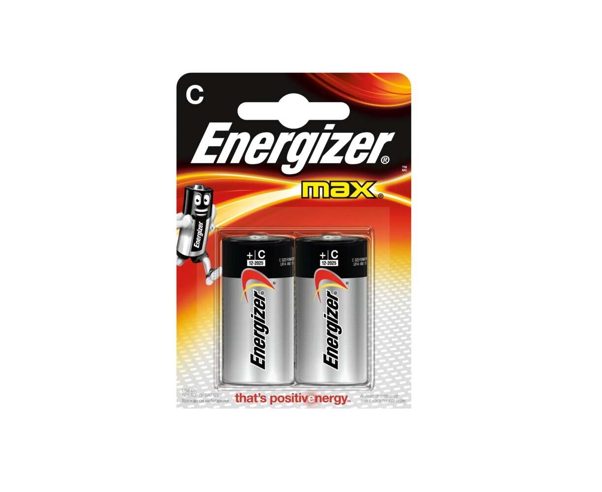 Элемент питания ENERGIZER LR14 Max (2 бл) (12)