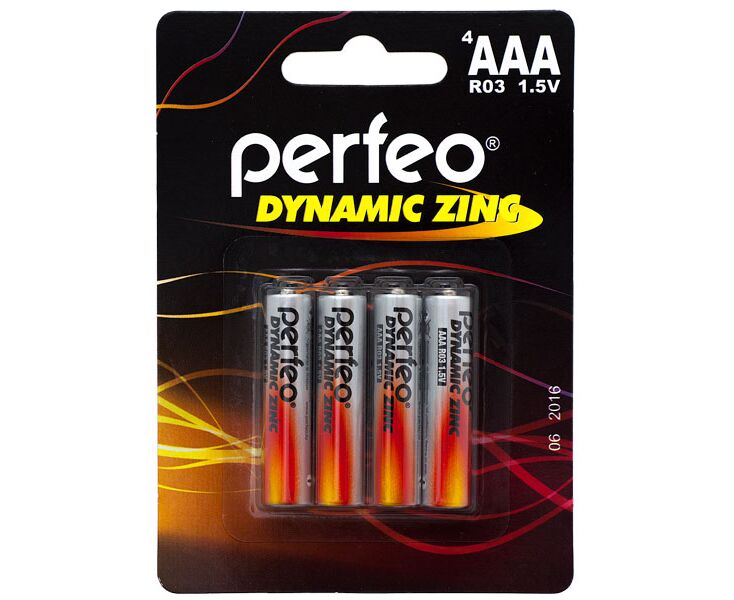 Эл. питания Perfeo R03/4 BL Dynamic Zinc