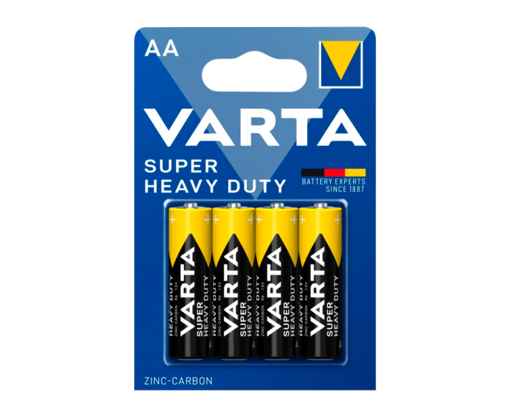Батарейка Varta SUPERLIFE R6 AA BL4 Heavy Duty 1.5 V (2006) (4/48/240)