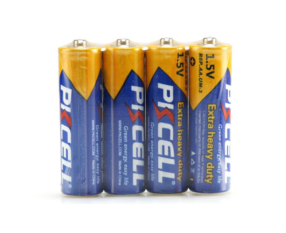 Солевой элемент питания PKCELL R6 P-4 S-4 тип - AA 4 шт пленка