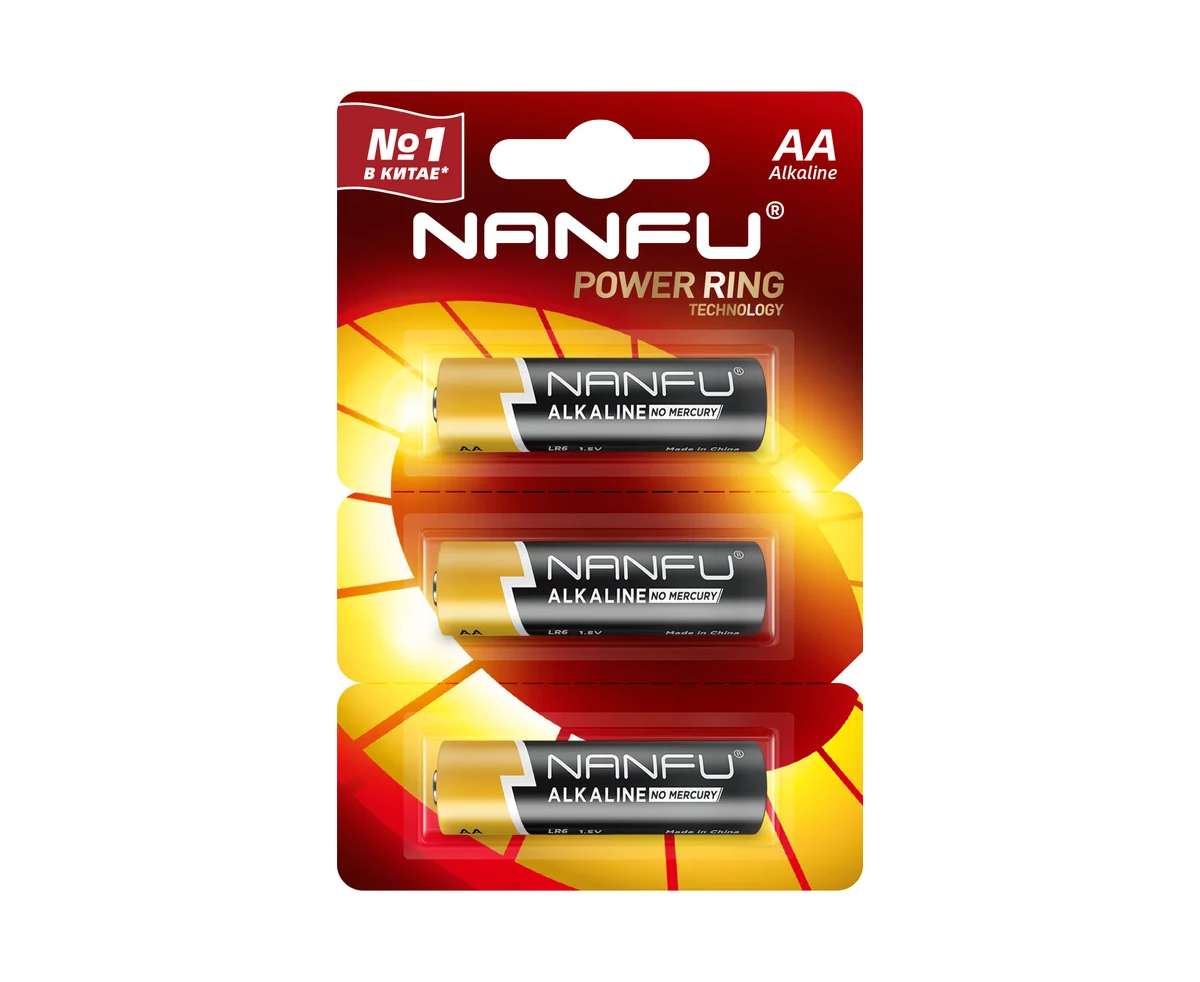 Батарейка Nanfu AA (3шт.)