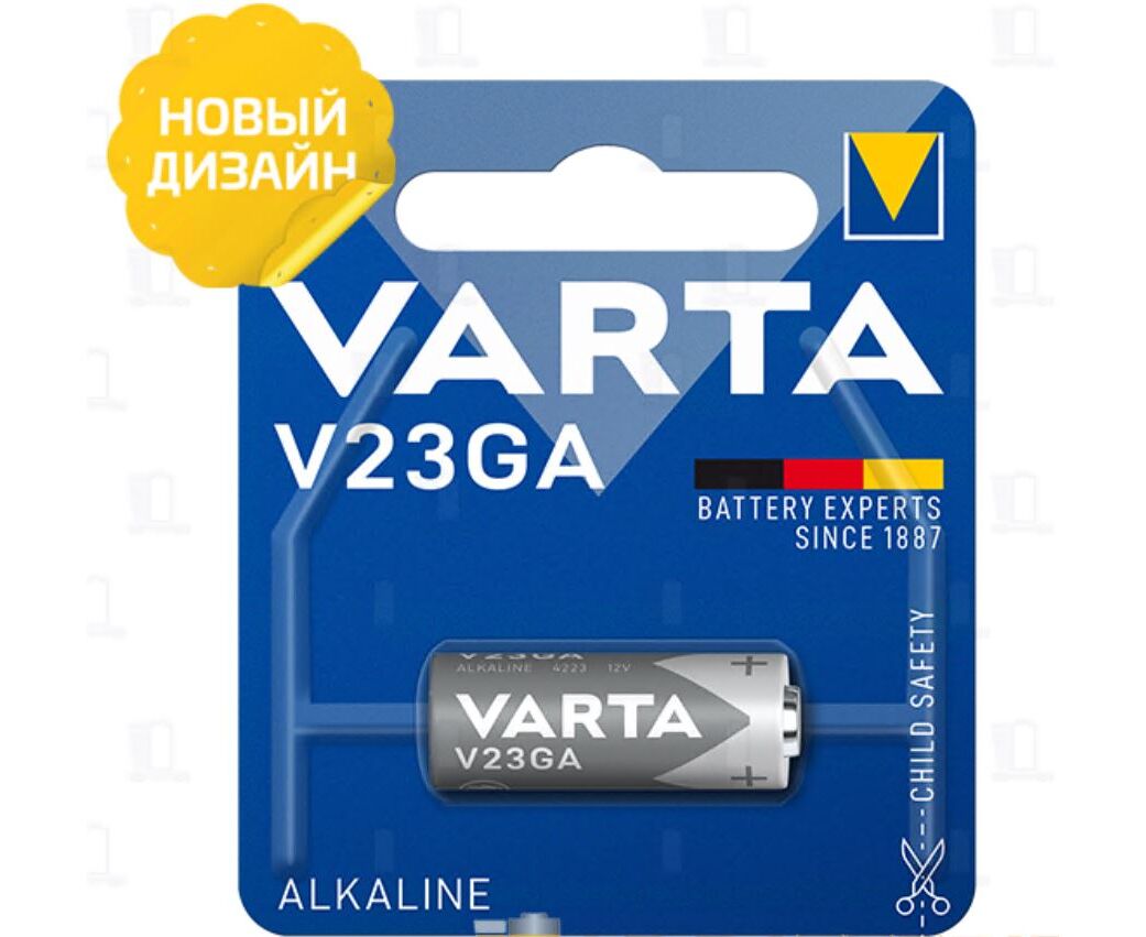 Батарейка Varta ELECTRONICS LR23/A23/MN21 BL1 Alkaline 12 V (4223) (1/10/100)