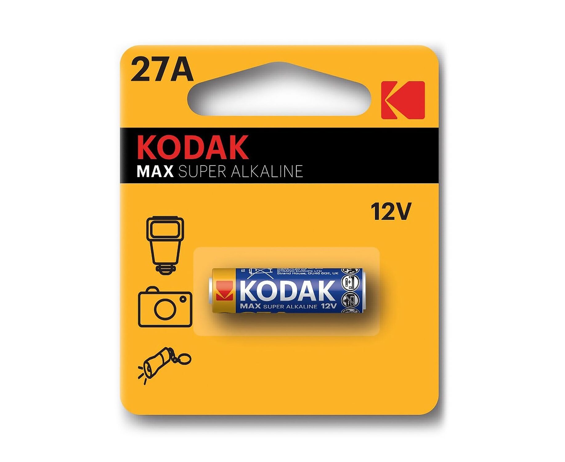 Батарейка 27 A Kodak 27 A (1-BL) (60/240) (211829)