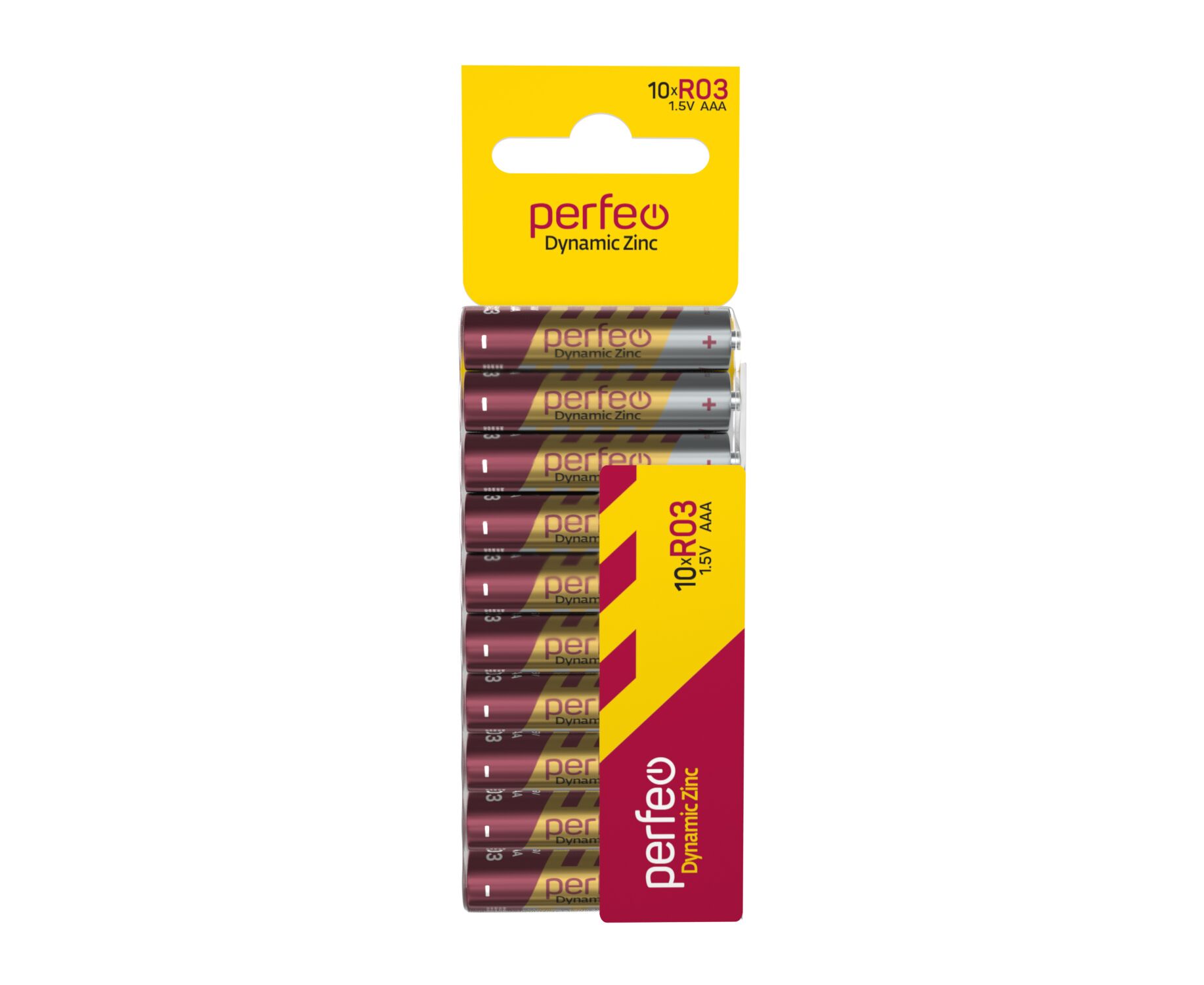 Батарейка Perfeo R03/10 SH CARD Dynamic Zinc