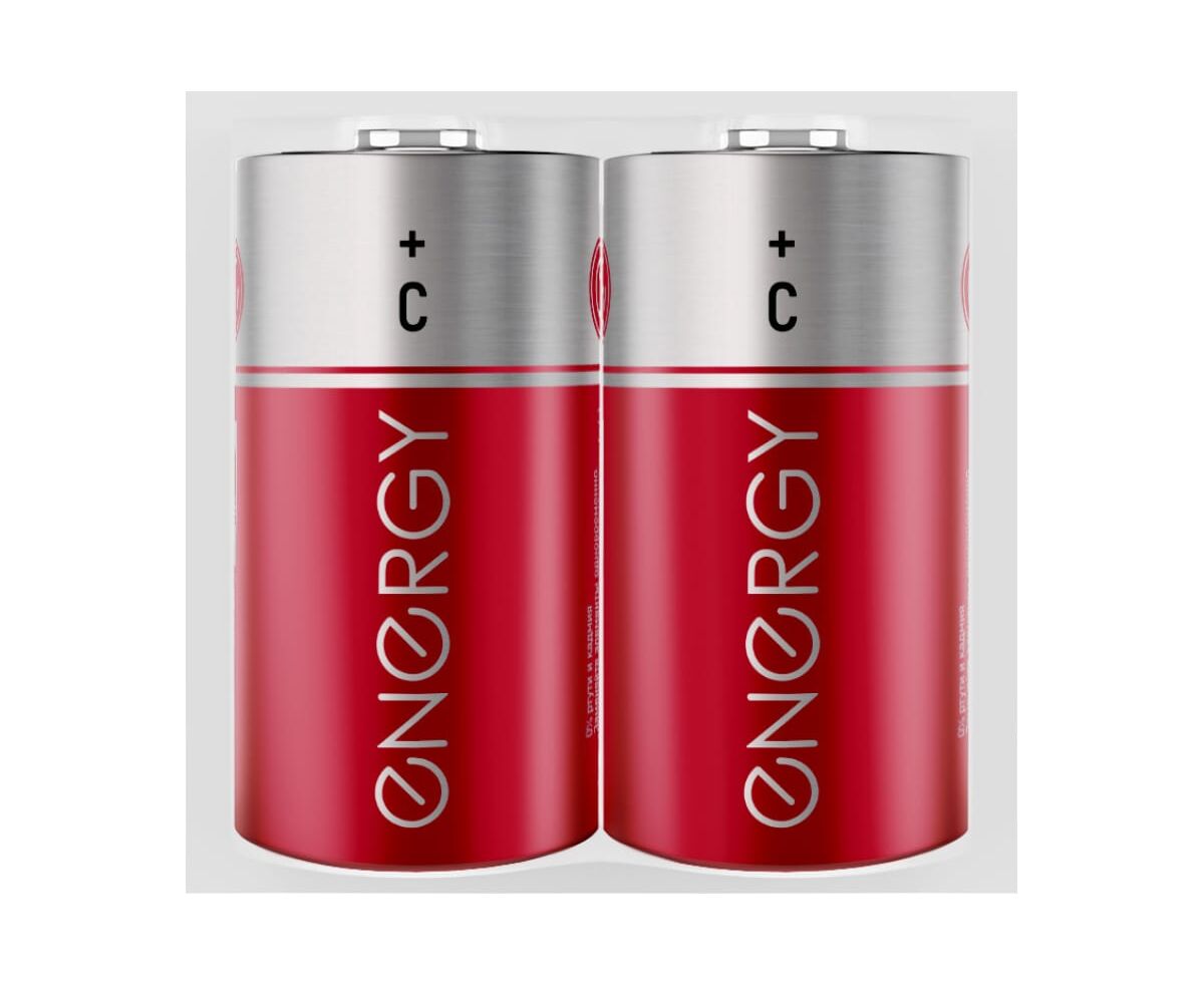 Элемент питания Energy R14/2 S (С) (12/288)