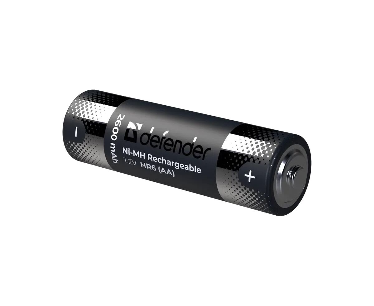 Аккумуляторная батарея DEFENDER HR6-2 BL 2600 m Ah АА, Ni-MH
