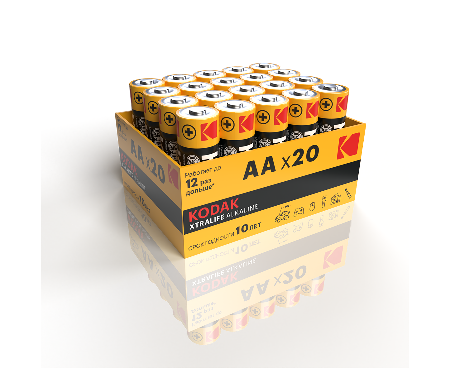 Элемент питания KODAK XTRALIFE LR06-20 bulk XTRALIFE Alkaline (20/360)