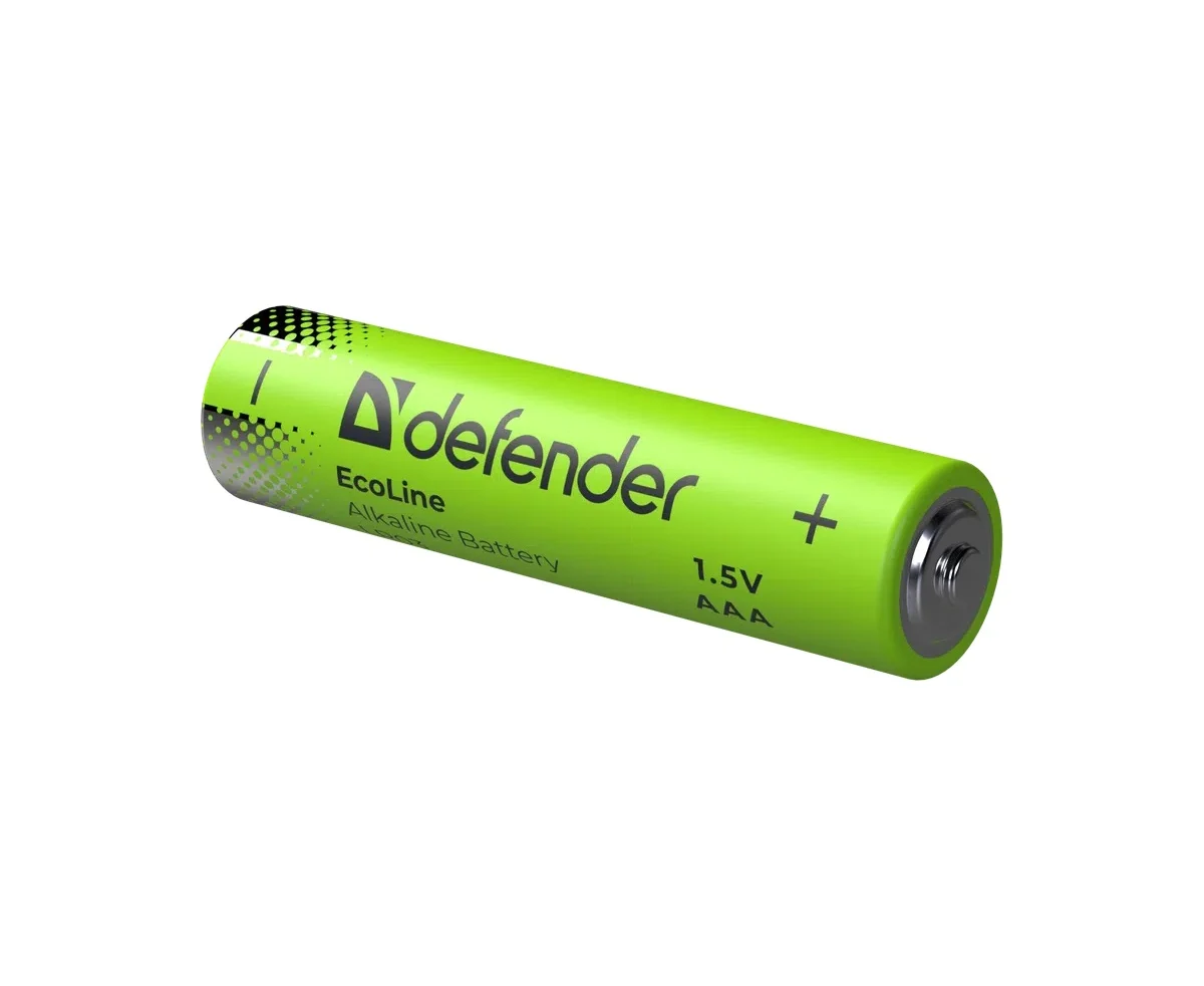 Батарейка алкалиновая DEFENDER LR03-24box ААА, Eco Line