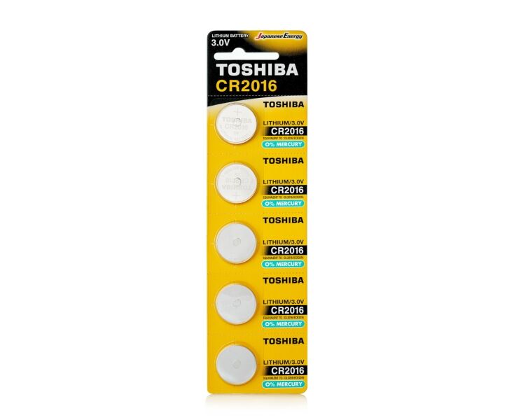 Батарейка Toshiba CR2016/5 BL 100 BOX