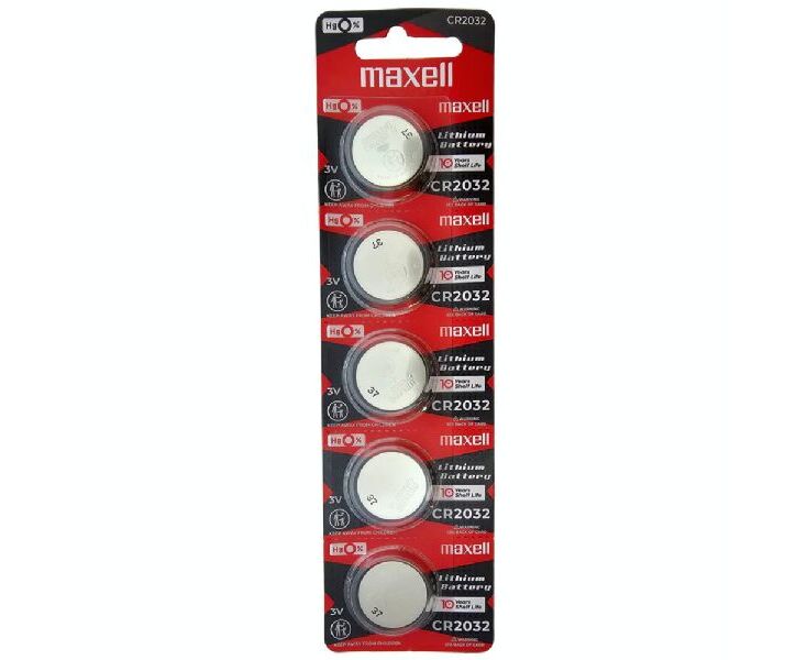 Батарейка MAXELL CR2032/5 BL RED (EU)