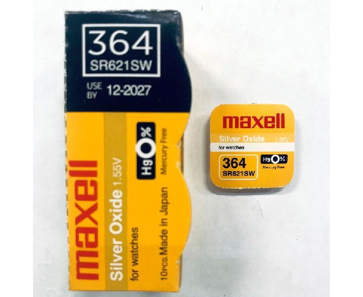 Батарейка MAXELL 364 SR621 SW/10 BOX G1