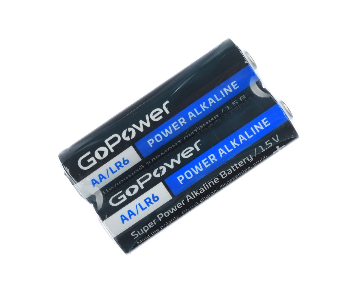 Батарейка AA Go Power LR06-2 P Alkaline (00-00015599)