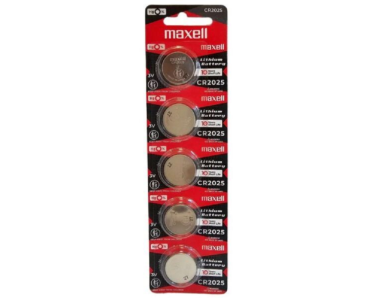 Батарейка MAXELL CR2025/5 BL RED (EU)