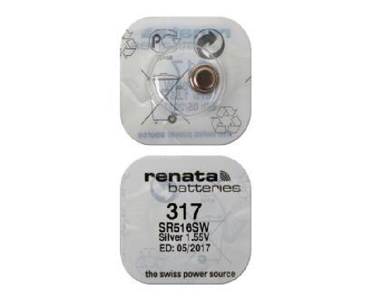 Батарейка Renata 317 SR516 SW/10 BOX