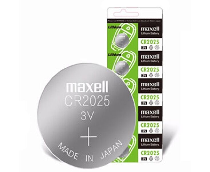Батарейка MAXELL CR2025/5 BL GREEN (CN)