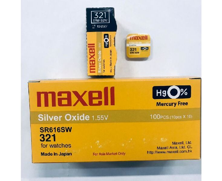 Батарейка MAXELL 321 SR616 SW/10 BOX