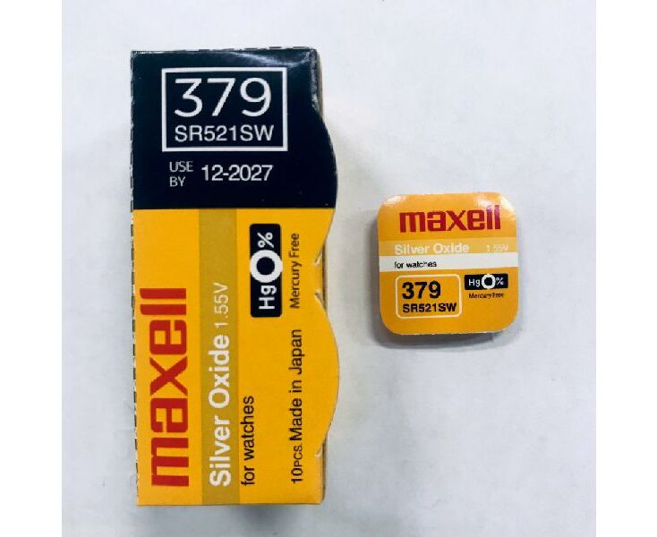 Батарейка MAXELL 379 SR521 SW/10 BOX G0