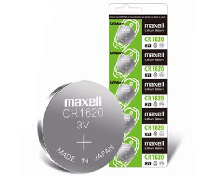 Батарейка MAXELL CR1620/5 BL GREEN (CN)