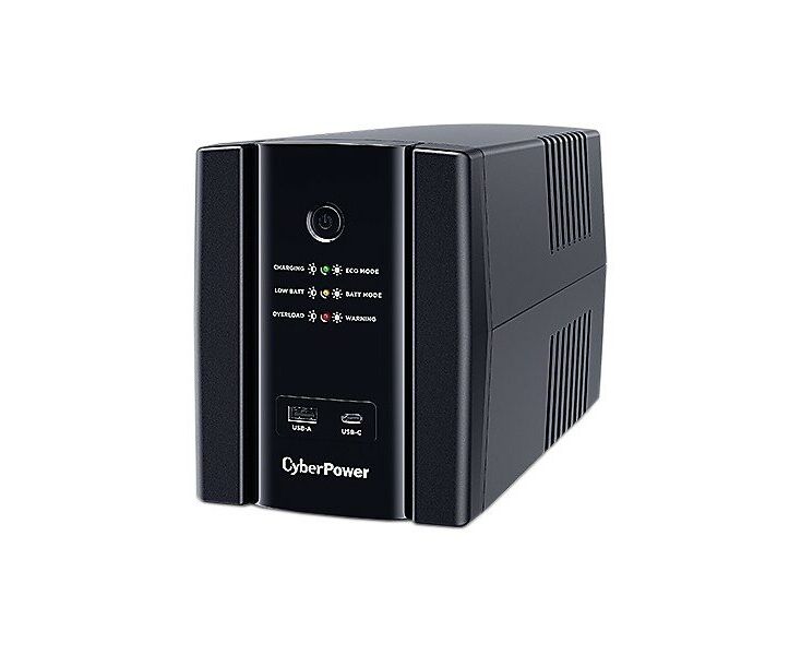 ИБП Cyber Power UT1500 EG Line-Interactive, Tower, 1500 VA/900 W USB/RJ11/45/USB charger A/C (4 Euro), 12 В/7 Ач х 2