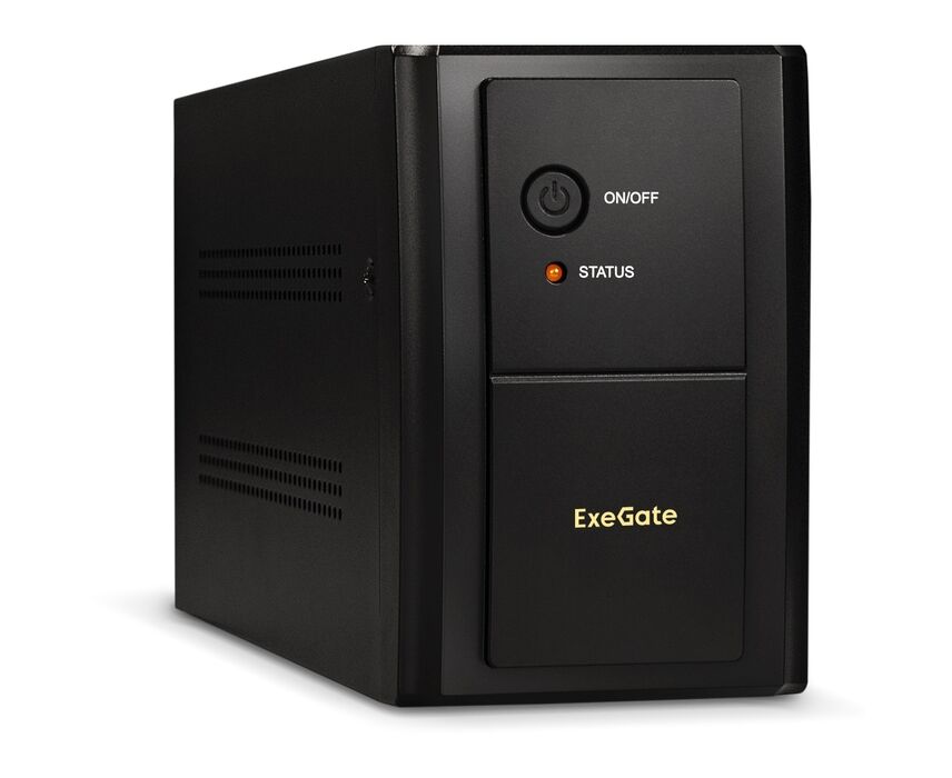 ИБП Exe Gate EP285490 RUS Special Pro UNB-1200.LED.AVR.EURO.RJ.USB (1200 VA/750 W, LED, AVR, 4 евророзетки, RJ45/11, USB, Black)