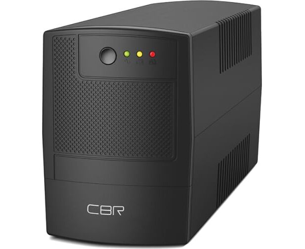 ИБП CBR UPS-TWP-101 EJ-650, 650 VA/390 W, Schuko CEE 7x2 outlets, LED, USB Type-B, RJ11/45 AVR, SEC, 12 V/7 Ah