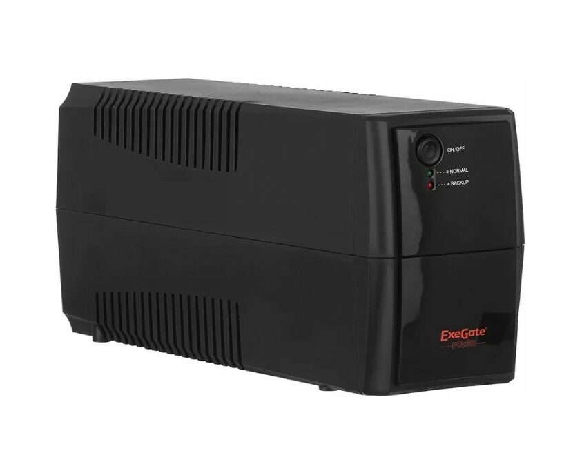 ИБП Exe Gate Power Back (EP276528 RUS) BNB-650-650 VA, Black