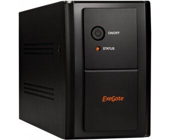 ИБП Exe Gate EP285515 RUS Special Pro UNB-2000.LED.AVR.EURO.RJ.USB (2000 VA/1200 W, LED, AVR, 4 евророзетки, RJ45/11, USB, Black)
