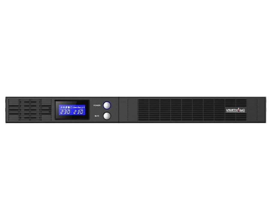 ИБП Импульс Слим 750 450 Вт 750 ВА черный (SL75101)