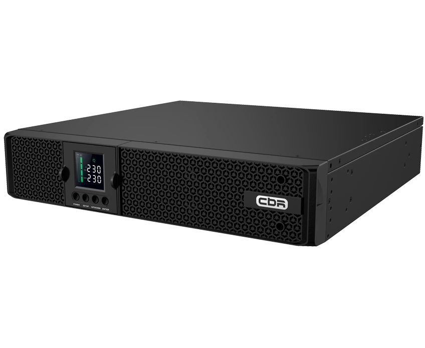 ИБП CBR Line Interactive Smart (PLS-1 KRT-8 I-LCHERSC) 1000/900 RT 8x C13, LCD, HID-USB, RS232, EPO, SNMP slot