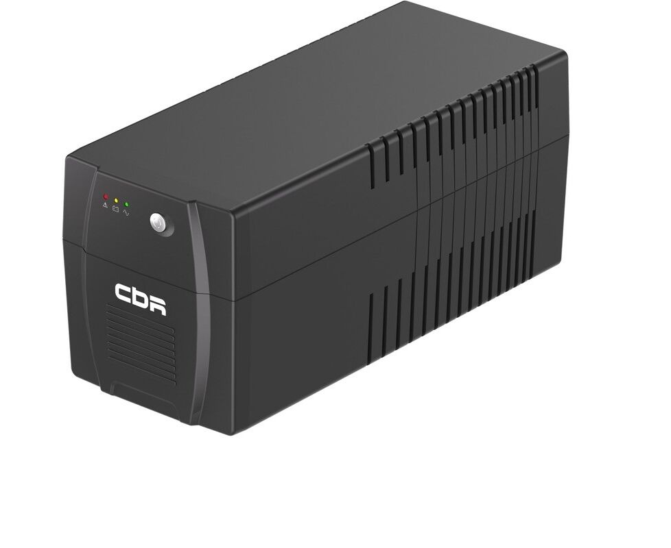 ИБП CBR UPS-TWK-101 EJ-1000 1000 VA/600 W Schuko CEE 7 x4 outlets, LED, USB Type-B, RJ11/45, AVR, 12 V/7 Ah*2